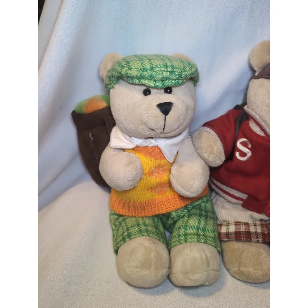 4x Starbucks Bearista Bears Back to School, Golfer, Glow Skeleton 10